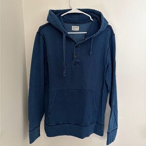 Todd Snyder indigo beach hoodie